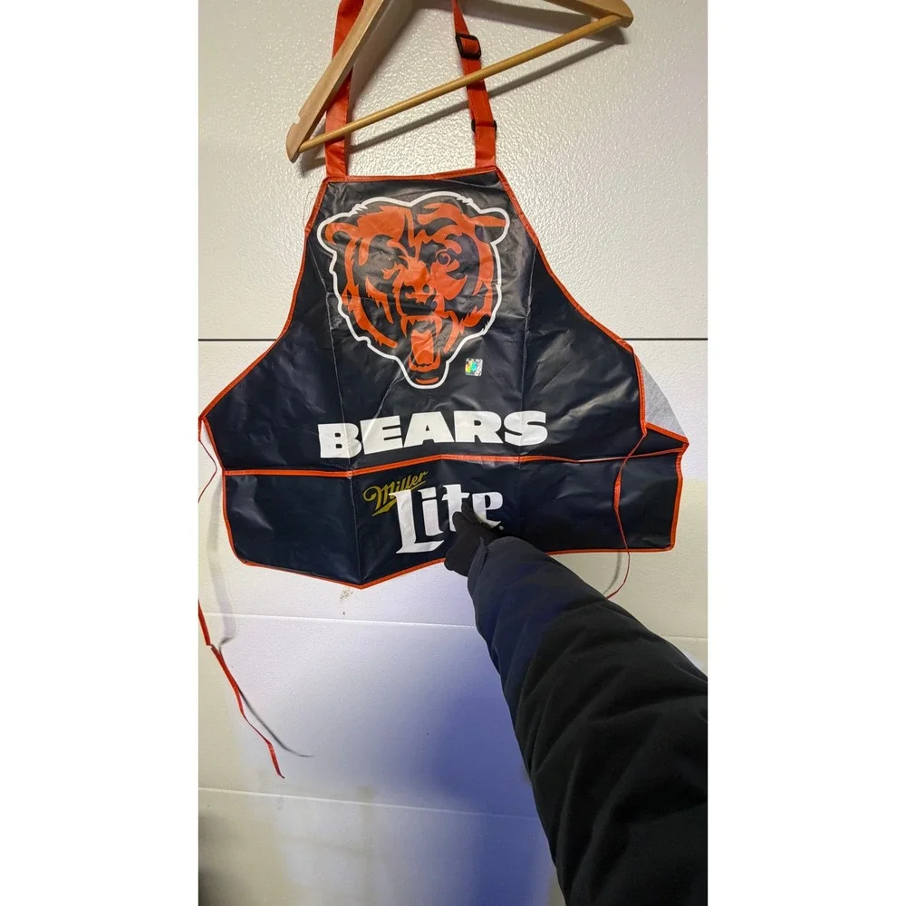 Chicago Bears Miller Lite NFL Football‎ Grilling BBQ Apron